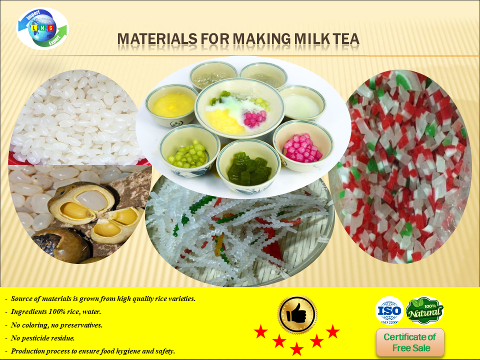 MATERIALS FOR MAKING MILK TEA